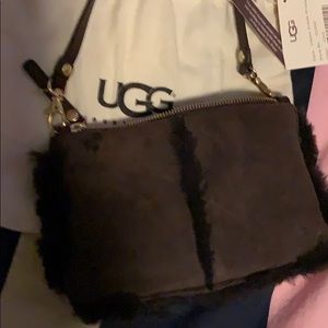 NWT UGG Sheepskin Wristlet. Brand new, NEVER USED.
